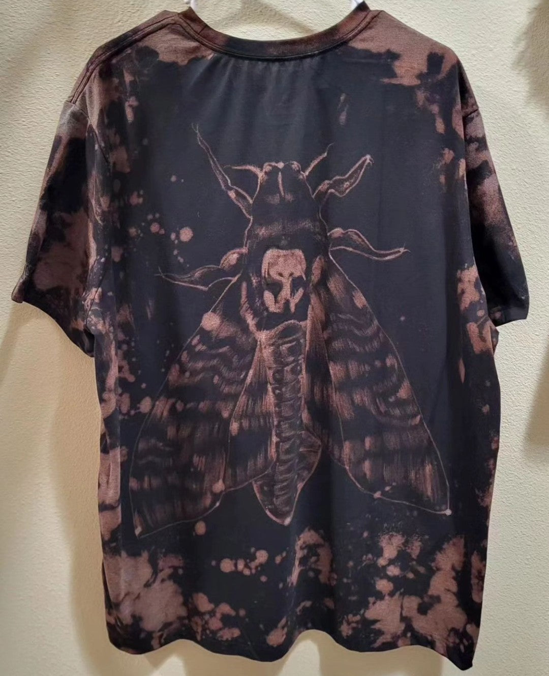Tye-dye moth shirt